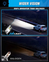 Nilight H4/Hb2/9003 LED Headlight Bulbs E30 Series 70W 14000LM 6500K IP67 | 2 BULBS, view 6