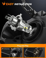 Nilight H4/Hb2/9003 LED Headlight Bulbs MS1 Series | 2 BULBS, view 4