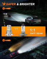 Nilight H4/Hb2/9003 LED Headlight Bulbs MS1 Series | 2 BULBS, view 5