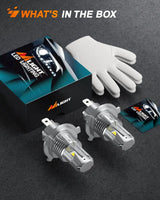 Nilight H4/Hb2/9003 LED Headlight Bulbs MS1 Series | 2 BULBS, view 6