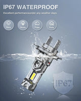 Nilight H7 LED Headlight Bulbs E4S Series 50W 20000LM 6500K IP67 | 2 BULBS, view 6