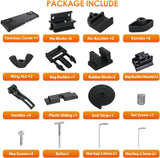 Nilight Hard Tri-fold Truck Bed Tonneau Cover Fits for Chevy Silverado 1500/GMC Sierra 1500 2019 2020 2021 2022 2023 2024 2025 2026-6.7ft, view 6
