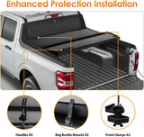 Nilight Hard Tri-fold Truck Bed Tonneau Cover Fits for Toyota Tacoma 2016 2017 2018 2019 2020 2021 2022 2023-5ft, view 2