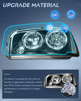 Nilight Headlight Assembly Compatible with 2006 2007 2008 2009 2010 Dodge Charger Black Housing Clear Reflector Lens Headlights Replacement Bumper Lamp Set Driver and Passenger Side, view 5