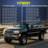 Nilight Headlight Dimmer Switch and Cargo Fog Light Switch Compatible with 2003 2004 2005 2006 2007 Chevy Avalanche Silverado Suburban Tahoe GMC Sierra Yukon Hummer H2 2003-2006 Cadillac Escalade, view 2