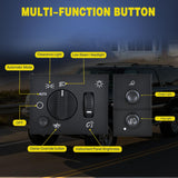 Nilight Headlight Dimmer Switch and Cargo Fog Light Switch Compatible with 2003 2004 2005 2006 2007 Chevy Avalanche Silverado Suburban Tahoe GMC Sierra Yukon Hummer H2 2003-2006 Cadillac Escalade, view 3