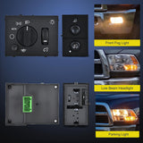 Nilight Headlight Dimmer Switch and Cargo Fog Light Switch Compatible with 2003 2004 2005 2006 2007 Chevy Avalanche Silverado Suburban Tahoe GMC Sierra Yukon Hummer H2 2003-2006 Cadillac Escalade, view 4