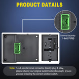 Nilight Headlight Dimmer Switch and Cargo Fog Light Switch Compatible with 2003 2004 2005 2006 2007 Chevy Avalanche Silverado Suburban Tahoe GMC Sierra Yukon Hummer H2 2003-2006 Cadillac Escalade, view 5