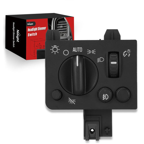 Nilight Headlight Dimmer Switch Compatible with 2004 2005 2006 2007 2008 2009 2010 2011 2012 Chevy Colorado 2004-2012 GMC Canyon 2006 Isuzu I280 I350 2007-2008 Isuzu I290 I370 w/Fog Light