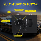 Nilight Headlight Dimmer Switch Compatible with 2005 2006 2007 2008 2009 2010 2011 Chrysler 300 2006-2012 Dodge Charger 2008-2011 Challenger 2005-2008 Magnum with Blue LED Light, view 3