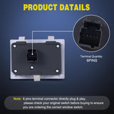 Nilight Headlight Dimmer Switch Compatible with 2005 2006 2007 2008 2009 2010 2011 Chrysler 300 2006-2012 Dodge Charger 2008-2011 Challenger 2005-2008 Magnum with Blue LED Light, view 5