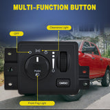 Nilight Headlight Dimmer Switch Compatible with 2006 2007 2008 2009 Dodge Ram 1500 2500 3500 2008-2010 Ram 4500 5500 2005-2011 Dakota 2007-2009 Durango 2006 Mitsubishi Raider w/Cargo Fog Light Switch, view 3