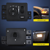 Nilight Headlight Dimmer Switch Compatible with 2006 2007 2008 2009 Dodge Ram 1500 2500 3500 2008-2010 Ram 4500 5500 2005-2011 Dakota 2007-2009 Durango 2006 Mitsubishi Raider w/Cargo Fog Light Switch, view 4