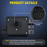 Nilight Headlight Dimmer Switch Compatible with 2006 2007 2008 2009 Dodge Ram 1500 2500 3500 2008-2010 Ram 4500 5500 2005-2011 Dakota 2007-2009 Durango 2006 Mitsubishi Raider w/Cargo Fog Light Switch, view 5