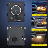 Nilight Headlight Dimmer Switch Compatible with 2010 Dodge Ram 1500 2500 3500 2011 2012 2013 2014 2015 2016 2017 2018 Ram 1500 2500 3500 4500 5500 2019-2023 Ram 1500 Classic w/Blue LED Light, view 4