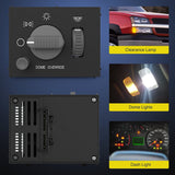 Nilight Headlight Dimmer Switch with Yellowish LED Light Compatible with 1999-2002 Chevy Silverado 1500 2500 3500 Suburban 1500 2500 Tahoe 1999-2002 GMC Sierra 1500 2500, view 3