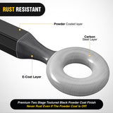 Nilight Heavy Duty Forged Receiver Mount Tow Eye 12,000 lb Towing Capacity | Fits 2 Inch Receivers Black Powdercoat Trailers and Towing Accessories, view 4