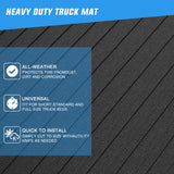 Nilight Heavy-Duty Truck Bed Mat Utility, Extra-Thick 4OInch x 8Inch Rubber Mat, Tough and Durable, Anti-Slip & Weathertech, Easy to Cut, Trim-to-Fit Design, view 2