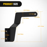 Nilight Hidden Bumper Mounting Bracket for 2007-2013 Toyota Tundra | Designed for 25 Inch Single Row Straight LED Light Bar,Heavy-Duty Steel,Front Lower Hidden Bumper Brackets, view 2