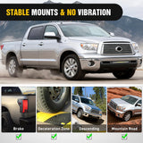Nilight Hidden Bumper Mounting Bracket for 2007-2013 Toyota Tundra | Designed for 25 Inch Single Row Straight LED Light Bar,Heavy-Duty Steel,Front Lower Hidden Bumper Brackets, view 5