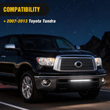 Nilight Hidden Bumper Mounting Bracket for 2007-2013 Toyota Tundra | Designed for 25 Inch Single Row Straight LED Light Bar,Heavy-Duty Steel,Front Lower Hidden Bumper Brackets, view 6