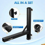 Nilight Hitch Mount Flagpole Holder Kit, view 2