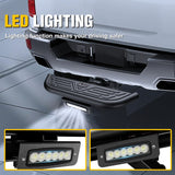 Nilight Hitch Step 2 Inch Receiver Universal with LED Light, Pin Lock and U-Bolts Stabilize,Rear Bumper Guard for Pickups Trucks Vans SUVs ATVs, view 6