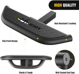 Nilight Hitch Step 2inch Hitch Receiver Rear Bumper Guard Protector Upgraded Textured Black Step Bar with Hitch Lock & U-Bolts Stabilize, view 4