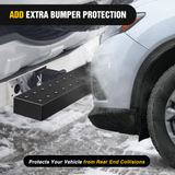 Nilight Hitch Step with 2Inch Hitch Receiver Rear Bumper Guard Protector 23.5 Inch with 5/8Inch Hitch Pin Clip Upgraded Textured Black Anti Slip Hitch Step Bar for Pickup Truck Car SUV, view 4