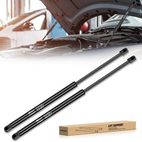 Nilight Hood Gas Struts Lift Supports 4339 for 2000-2005 Ford Excursion 1999-2005 Ford F-250 F-350 F-450 F-550 Super Duty Spring Shocks 18 Inch, 2PCS Set Rod