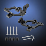 Nilight Hood Light Mounting Brackets Compatible with Jeep Wrangler JK 2007-2017, LED Light Bar Hood Mount Bracket, No Drilling Required, 2PCS, view 2