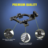 Nilight Hood Light Mounting Brackets Compatible with Jeep Wrangler JK 2007-2017, LED Light Bar Hood Mount Bracket, No Drilling Required, 2PCS, view 3