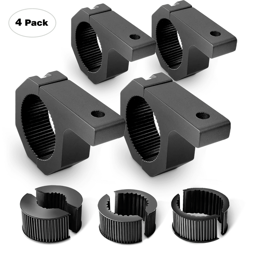Nilight Horizontal Bar Clamp Mount Bracket Kits 1in-1.5in-1.75in-2in (2 Pairs)