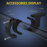 Nilight Horizontal Bar Clamp Mount Bracket Kits 2.135in-2.25in-2.375in-2.5in (Pair), view 4