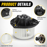 Nilight HVAC Blower Motor Fan for Chevy Impala 2004-2006 2007 2008 2009 2010 2011 2012 2013, Pontiac Grand Prix, Buick Lacrosse 2005-2009, Chevy Monte Carlo 2004-2007, view 5