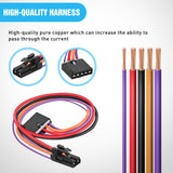 Nilight HVAC Blower Motor Resistor Complete Kit with Harness Fit for Chevy, GMC Vehicles - Silverado, Tahoe, Suburban, Sierra, Yukon XL Replaces 1581773, 89018778, 89019351, 19260762, 15-80567, view 5