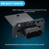 Nilight HVAC Blower Motor Resistor Fit for Ford F-150 2004-2014, F250 F350 Super Duty 2008-2010, Lincoln Mark LT 2006 2007 2008, Mercury Mariner 2008-2011 Replaces 3F2Z-18591-AA, YH-1715, view 3