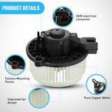 Nilight HVAC Heater Blower Motor Fan Fit for Honda FIT 2009 2010 2011 2012 2013 2014, AC Heated Fan Blower Motor Replaces 700247 615-50209 79310TF0G01 79310-TF0-G01, view 4
