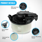 Nilight HVAC Heater Blower Motor Fit for Toyota 4Runner Avalon Camry Highlander Tundra Venza, Lexus ES300h ES350 GX460 RX350 RX450h, Dodge Journey 2014-2020, 68232372AC, 87103-0E040, 87103-60400, view 2