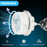 Nilight HVAC Heater Blower Motor Fit for Toyota Sequoia 2008 2009 2010 2011 2012 2013 2014 2015 2016 2017 2018 2019 2020 2021 2022, Sienna 11-20 Front Side, Replace# 87103-0C051 700298 75050, view 2