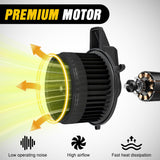 Nilight HVAC Heater Blower Motor for Jeep, Dodge, Chrysler - Grand Cherokee, Durango 2011 2012 2013 2014 2015 2016 2017 2018 2019-2021, Town & Country 2008-2016, Grand Caravan 2008-2020, view 2