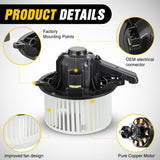 Nilight HVAC Heater Blower Motor with Fan for Ford & Lincoln - F-150 2009 2010 2011 2012 2013 2014, Expedition 2009-2017, Navigator 2009-2015 2016 2017, view 5