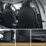 Nilight Hyundai Honda Accord Kia Civic Corolla Camry CRV RAV4 Fusion 5 Seat Covers (Full Set, Black Red), view 4