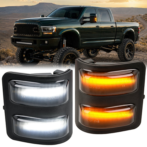 Nilight 2008 2009 2010 2011 2012 2013 2014 2015 2016 Ford F250 F350 F450 F550 Super Duty Side Mirror Marker Light