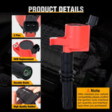 Nilight Ignition Coil Pack DG511 Fit for Ford F150 F250 F350 Super Duty Expedition Explorer Lincoln Navigator Mark Mercury 1999 2000 2001-2008 4.6L 5.4L V8 V10 OE# C1541 FD508 Ignition Coils Set of 8, view 5