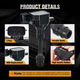 Nilight Ignition Coil Pack Fit for Nissan Infiniti Suzuki Equator Murano Altima Maxima Pathfinder Quest Xterra NV1500/2500/3500 I35 QX4 2002-2014 3.5L 4.0L V6 OE# UF349 C1406 Ignition Coils Set of 6, view 5