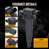 Nilight Ignition Coil Pack Fit for Scion XA XB Toyota Echo Prius C Camry Yaris 1.5L 2000 2002 03 04 05 06 07 08 09 10 11 12 13 14 15 16 2017 2018 OE# C1304 UF316 5C1293 GN10312 Ignition Coils Set of 4, view 5