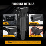 Nilight Ignition Coil Pack Fit for Toyota Chevy Prizm Pontiac Vibe Corolla Matrix Celica MR2 Spyder 2000 2001 2002 2003 2004 2005 2006 2007 2008 1.8 L4 OE# UF247 UF315 C1249 Ignition Coils Set of 4, view 5