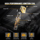 Nilight Ignition Coil Pack Fit for Toyota Sienna Avalon Camry Highlander Rav4 Venza Lexus RX350 IS350 ES350 RX450h 3.5L V6 2007 2008 09 2010-2015 OE# UF487 C1601 90919-A2007 Ignition Coils Set of 6, view 6