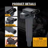 Nilight Ignition Coil Pack Fit for Toyota Tundra Sequoia Land Cruiser 4Runner Lexus GS430 LS430 GX470 LX470 LX570 SC430 2000 2001 2002-2009 4.3L 4.7L 5.7L V8 OE# UF493 UF230 Ignition Coils Set of 8, view 5